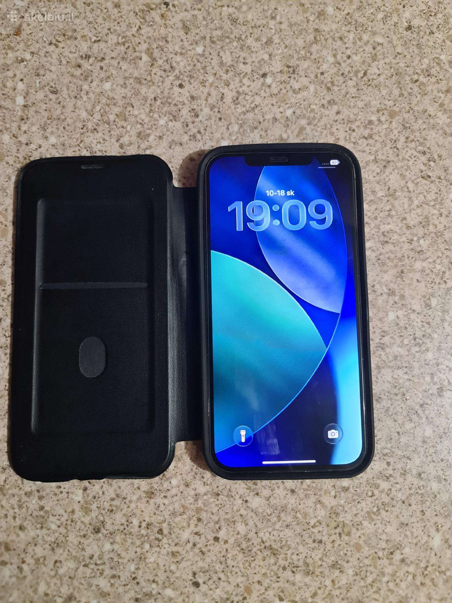 iPhone 12 pro max 256gb su dėklu,pakroveju