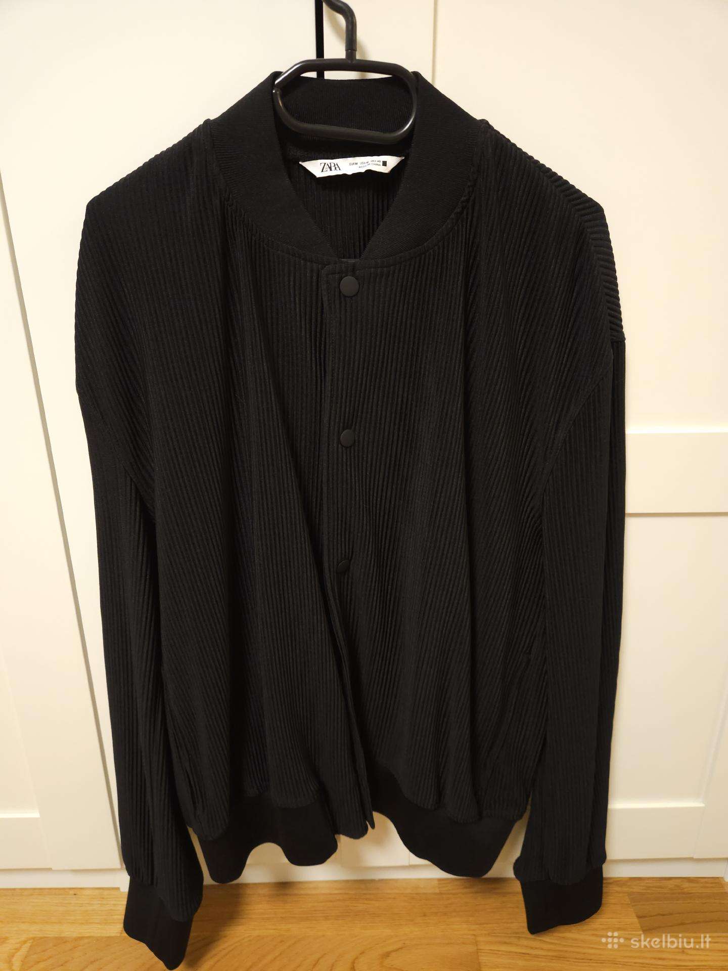 Vyriškas juodas Zara bomber švarkas