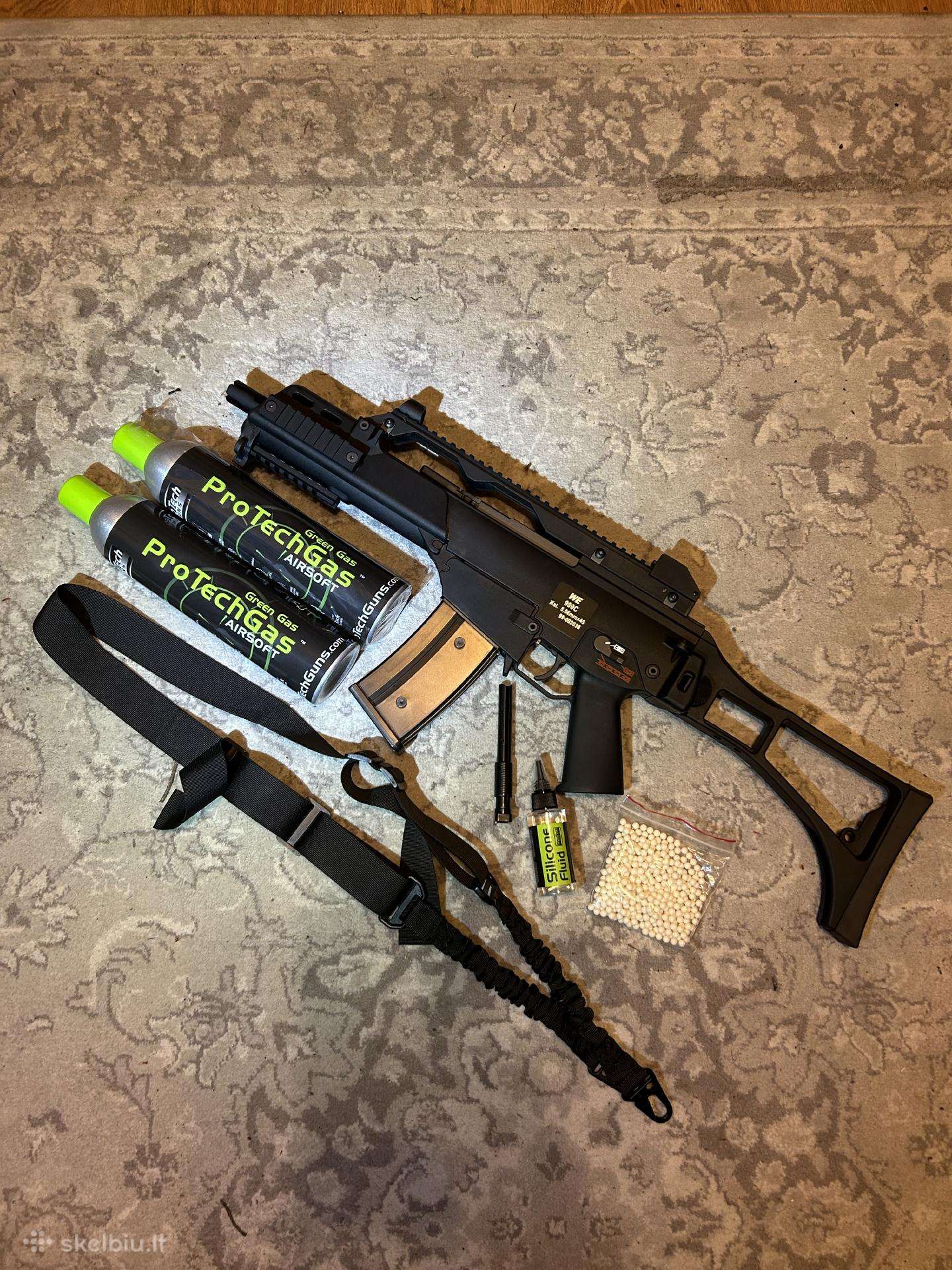 Airsoft we G36c komplektas Gbbr