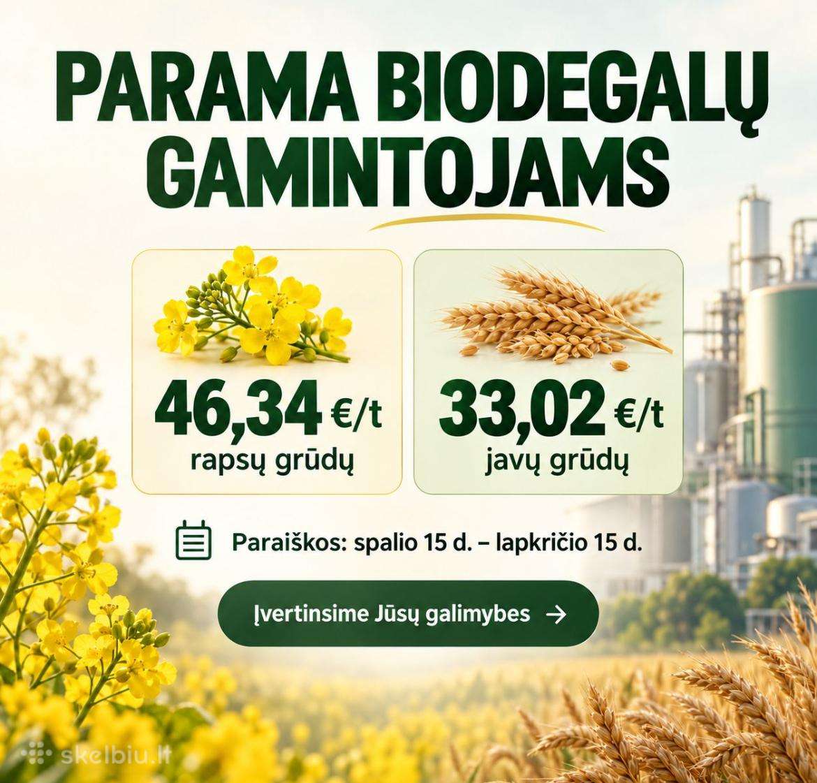 Es Paramos / Verslo Ir Investiciniai Projektai
