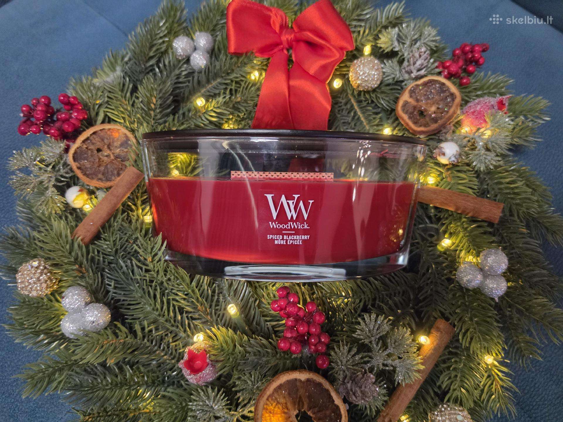 Woodwick Spiced Blackberry žvakė