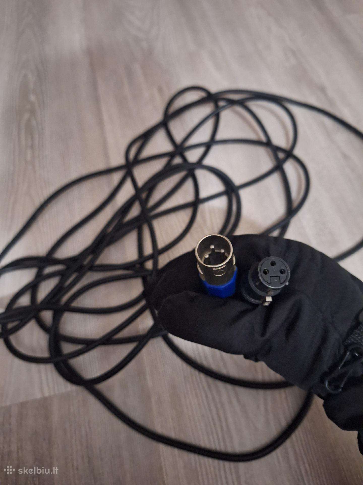 Xlr mikrofono laidas, kabelis