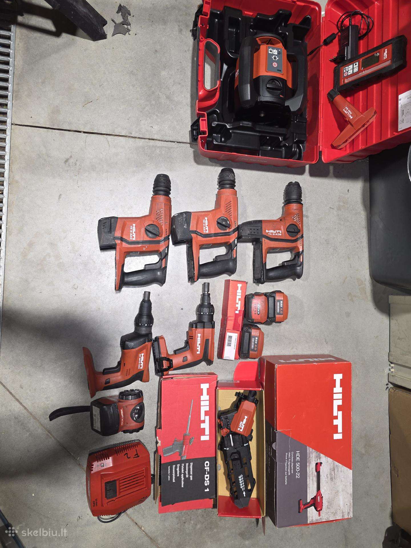 Hilti irankiai, Perferatoriai, metalo suktukai, ba