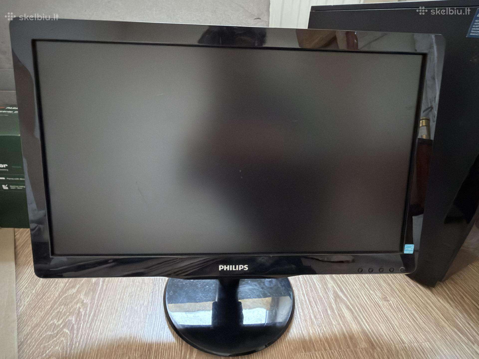 Du monitoriai Philips ir Hyundai