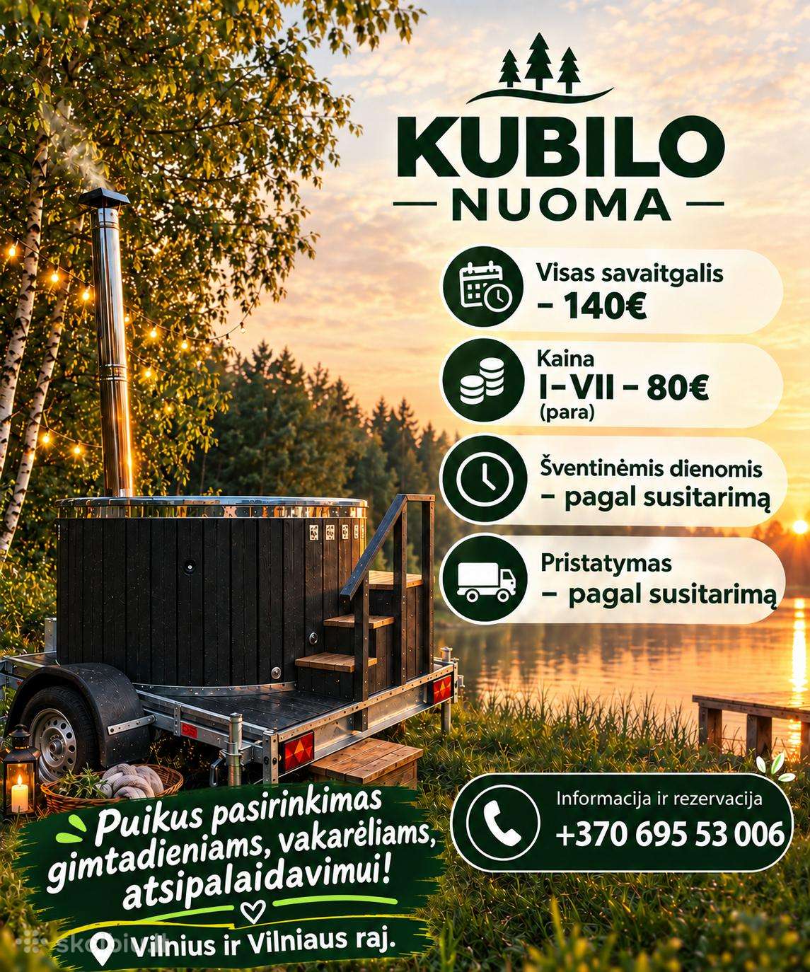 Kubilo nuoma