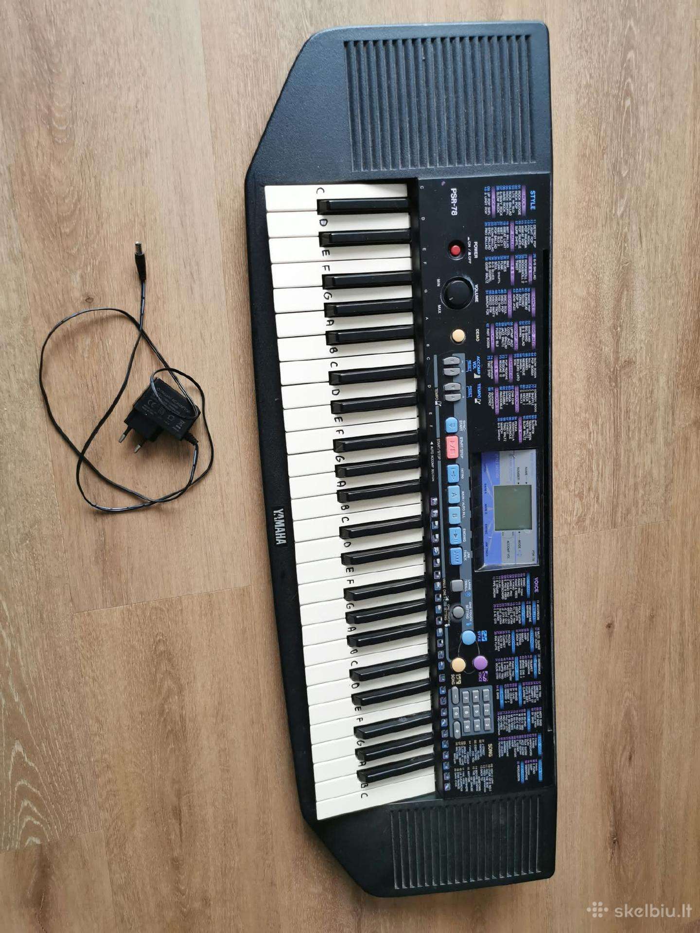 Yamaha psr 78 sintezatorius elektrinis pianinas