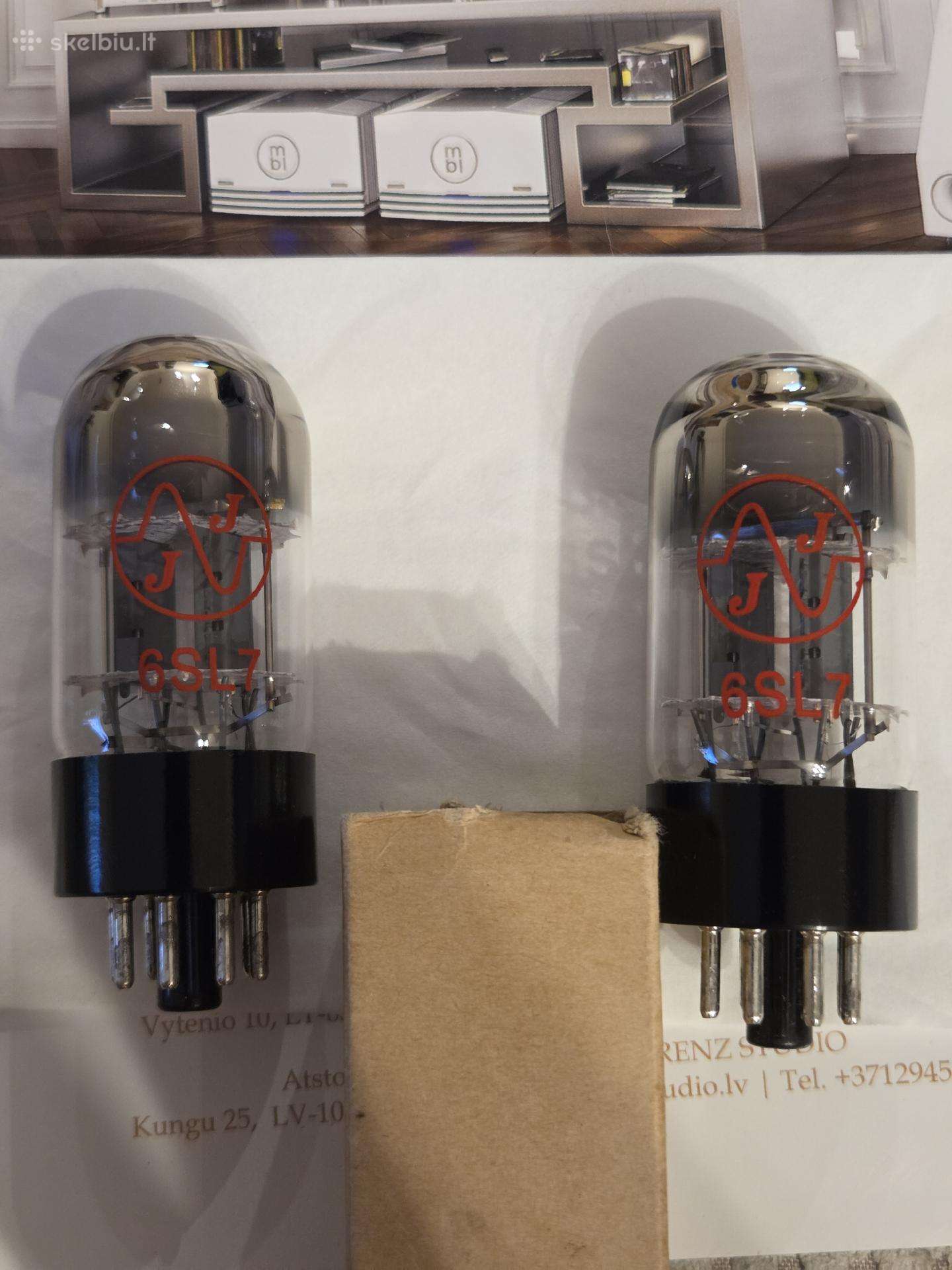 Audio lempos Jj 6sl7, atrinkta pora
