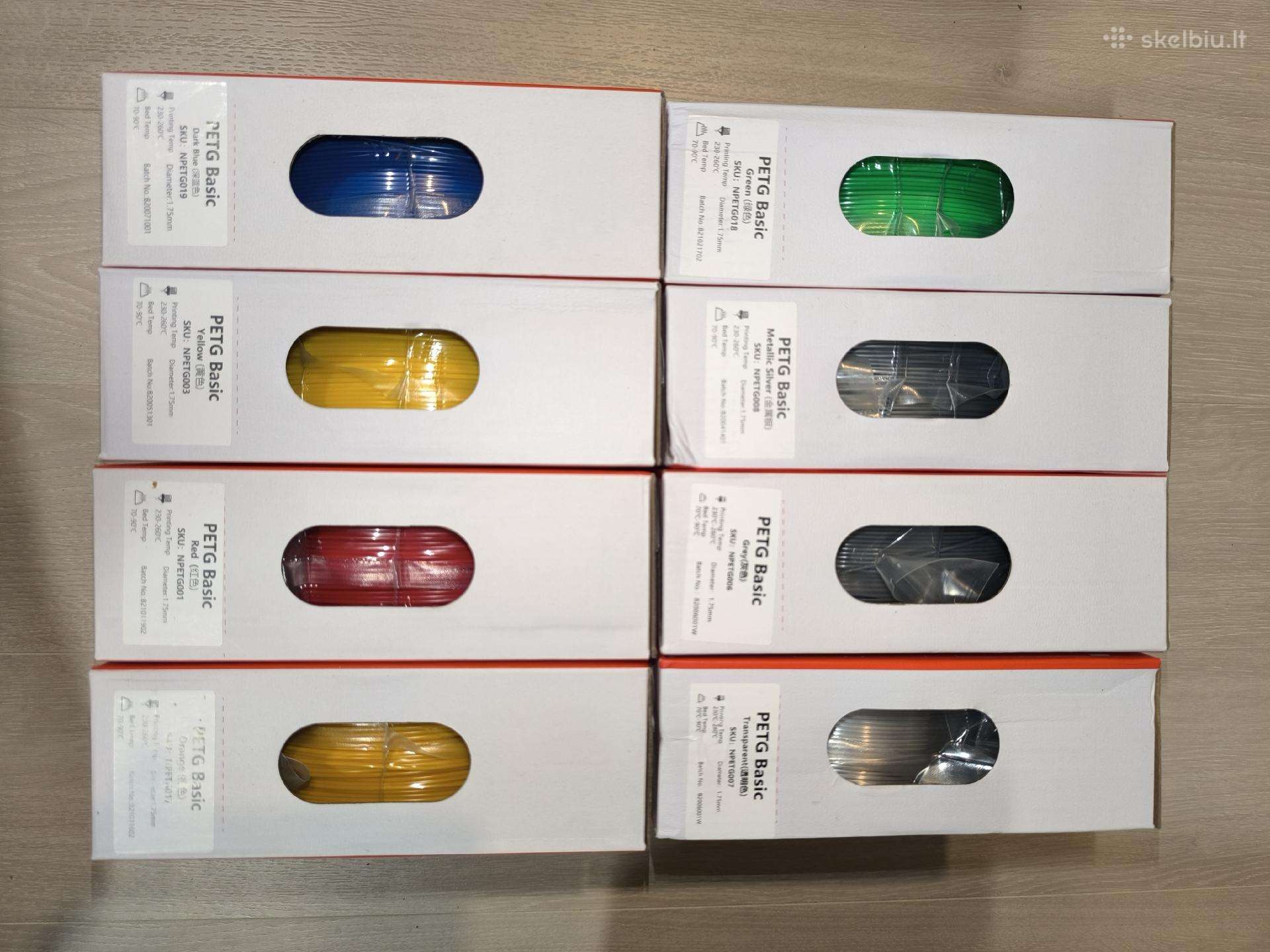 Petg 1.75mm 3D spausdinimo viela (Filament)