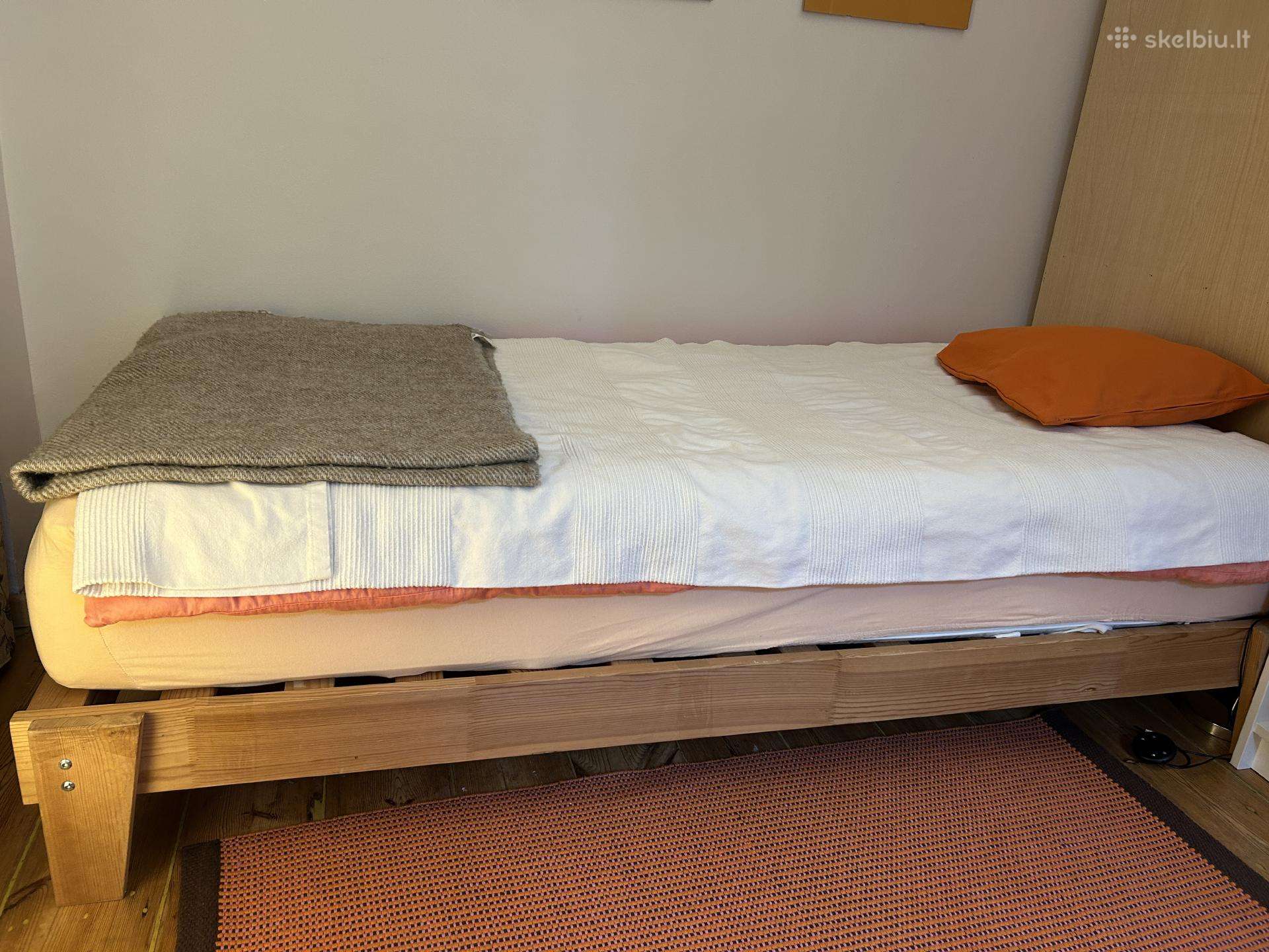Ikea čiužiniai 95 195 cm – 2 vnt. Lova dovanų!
