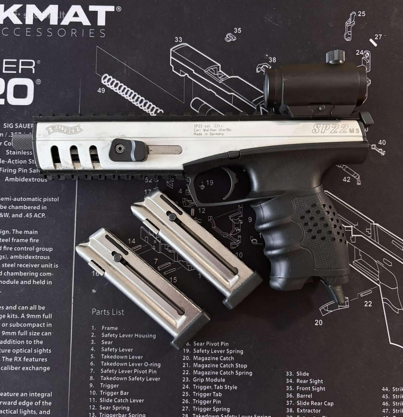 22lr Walther Sp 22 M3