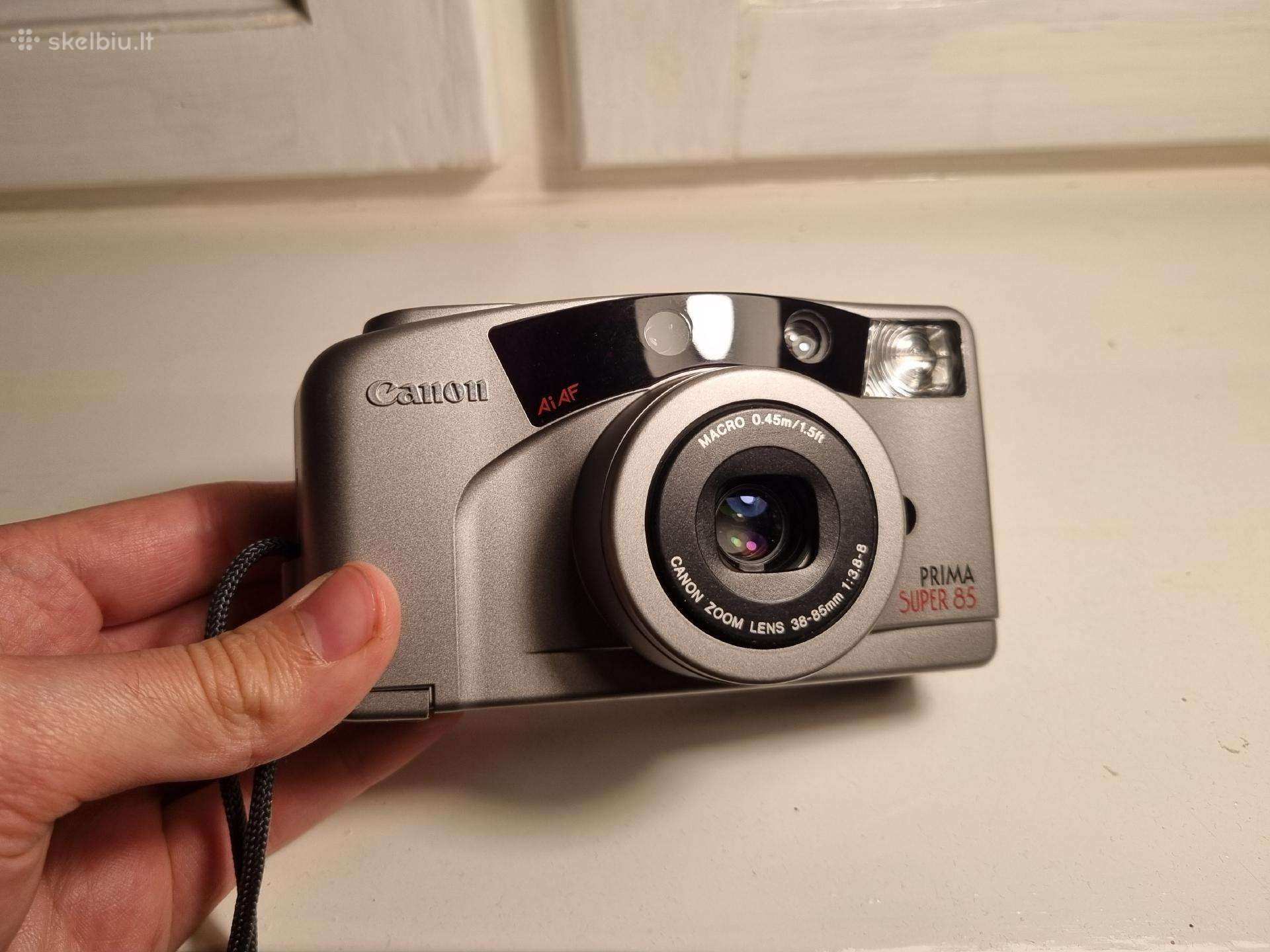 Canon Prima Super 85 Juostinis fotoaparatas