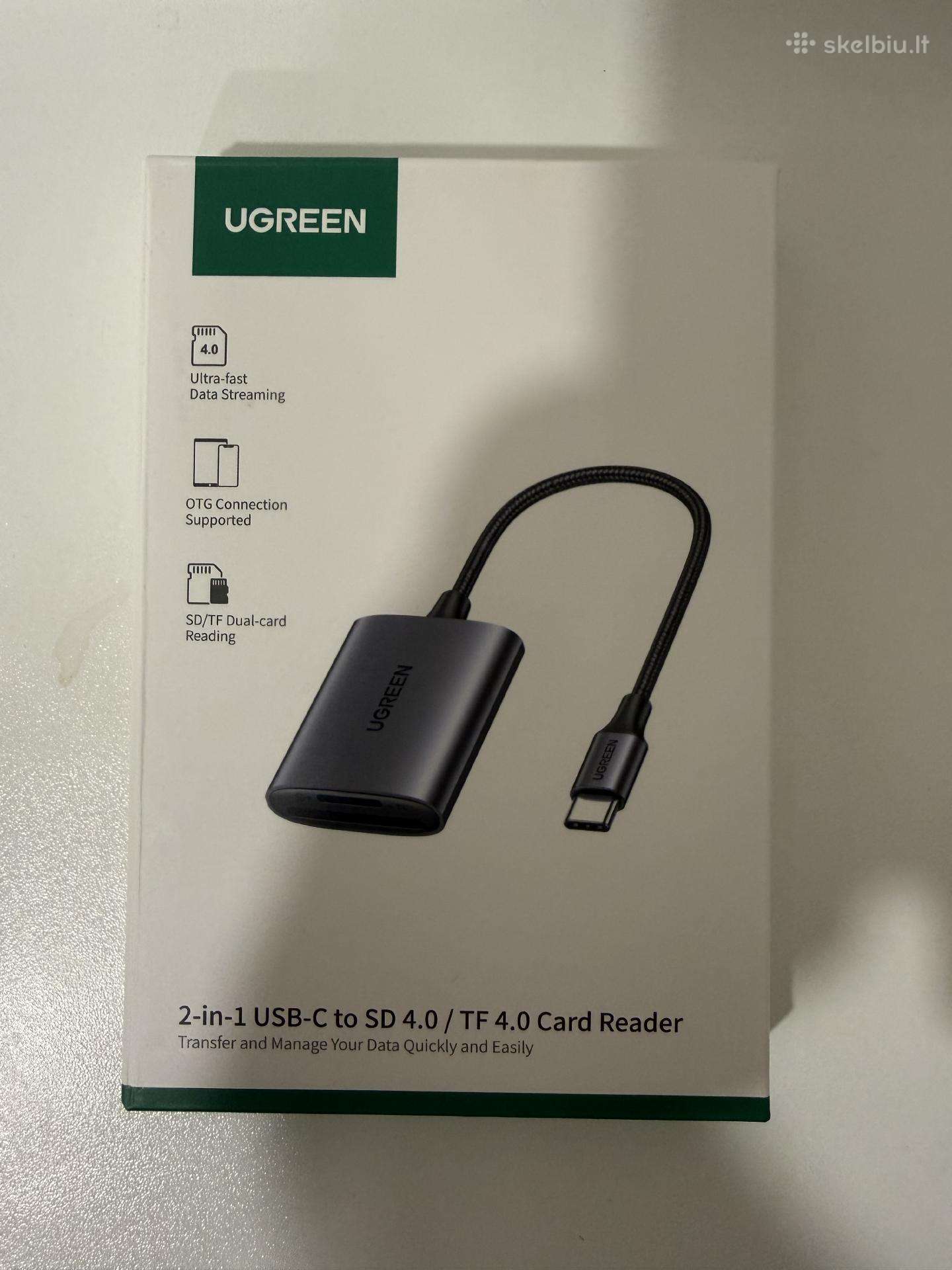 Ugreen Sd kortelių skaitytuvai