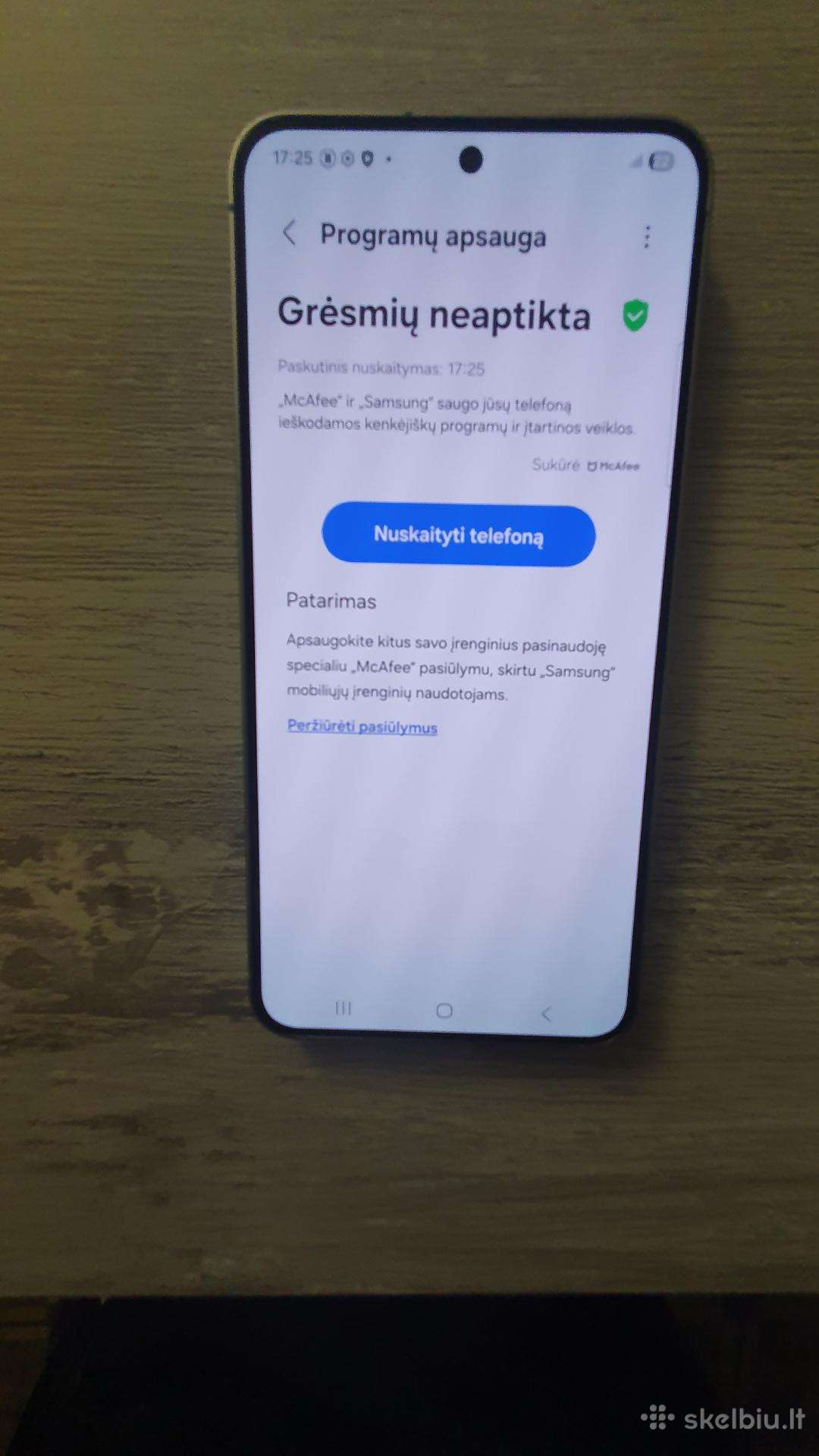 Samsung Galaxy S25 5G mazai naudotas veikia ideal
