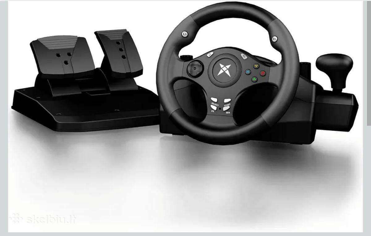 Nbcp F2 Pro 270 lenktyninis vairas ir pedalai