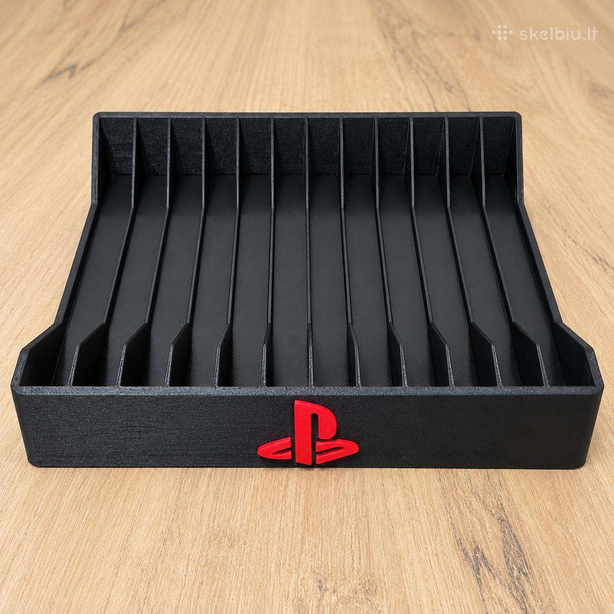 Playstation žaidimų dėžučių laikiklis