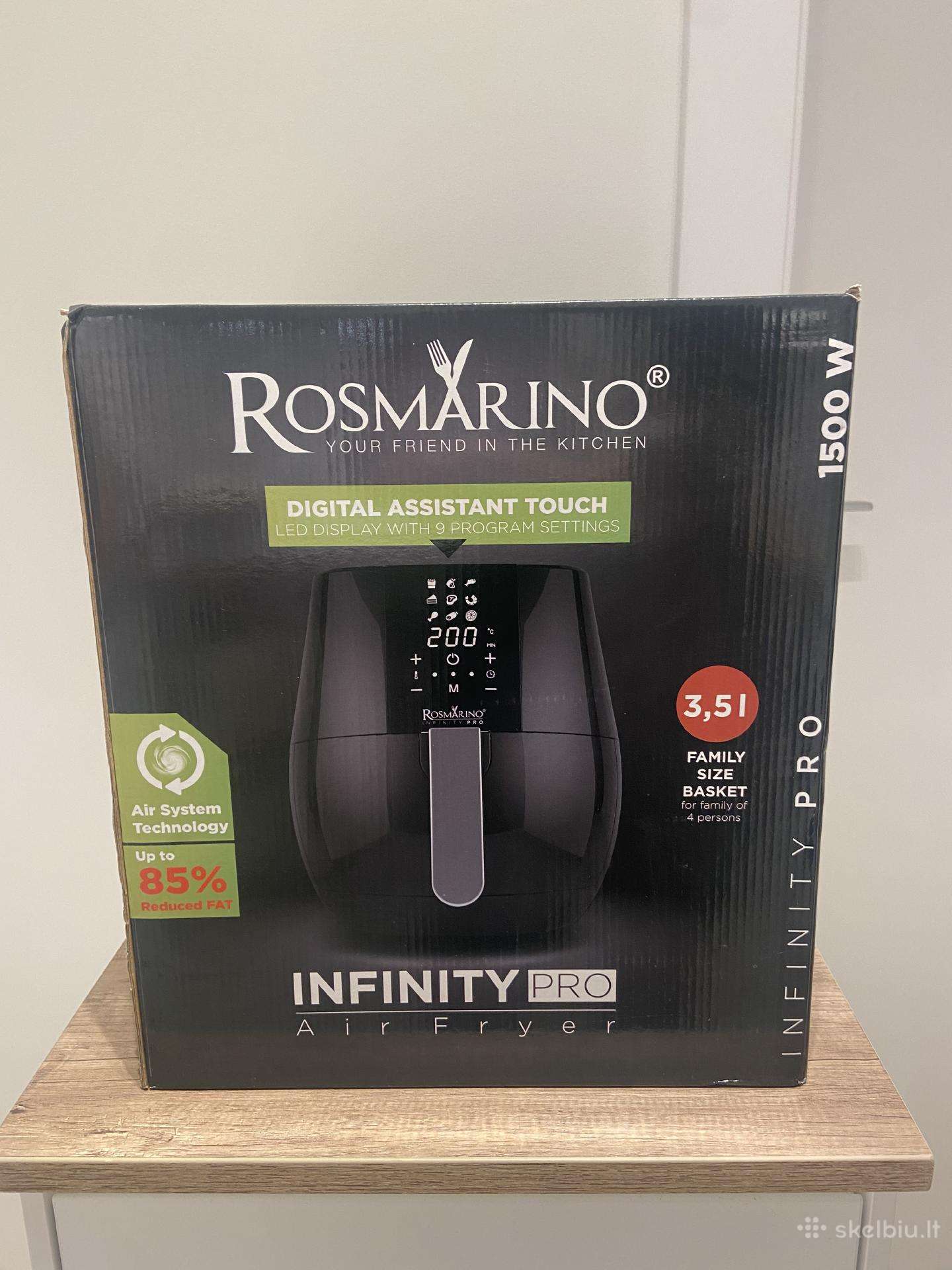 „Rosmarino Infinity Pro“ karšto oro gruzdintuvė