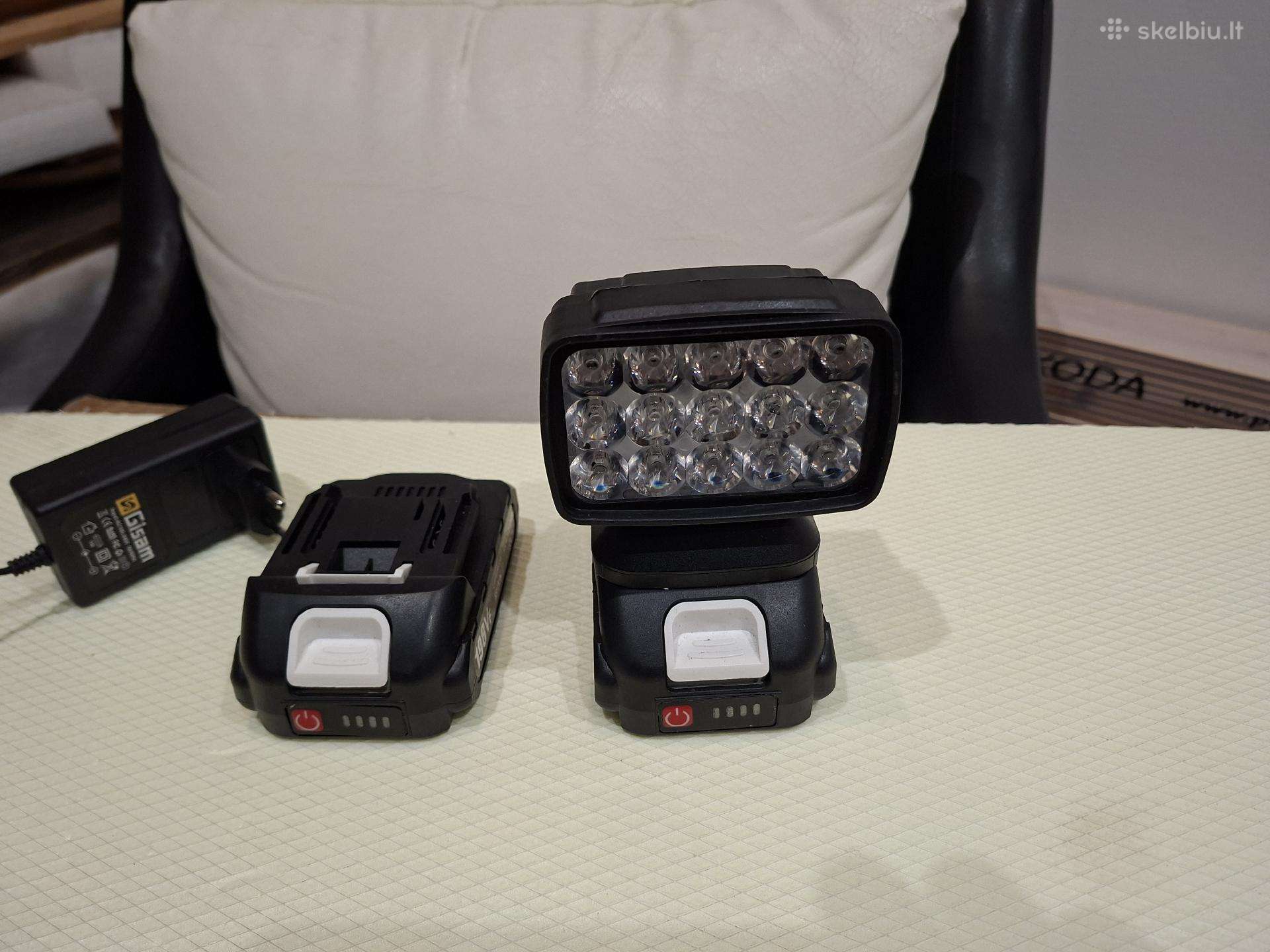 Prozektorius LED su baterijom tinka makita