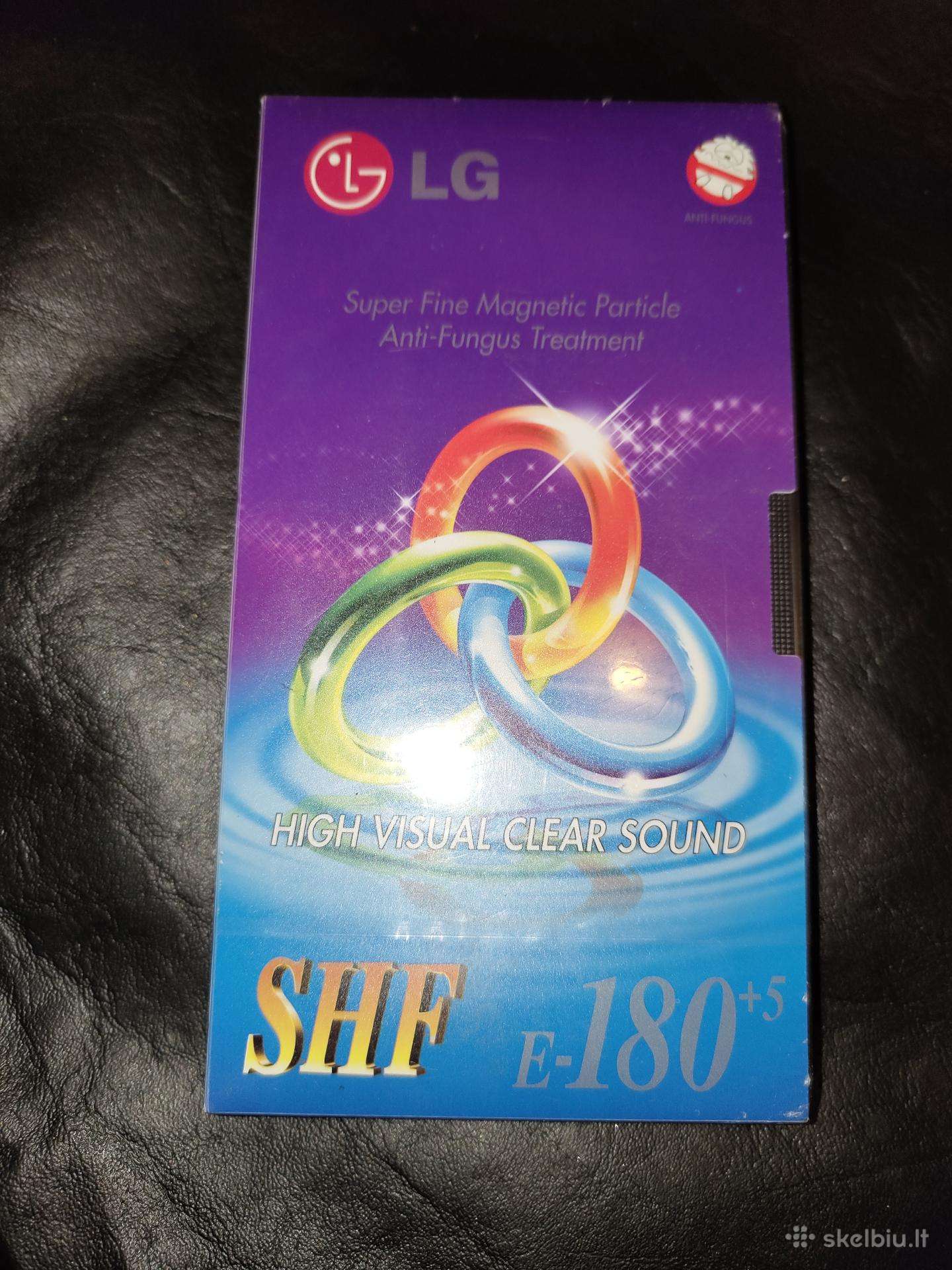 Užpakuota LG Vhs video kasete, pigiai