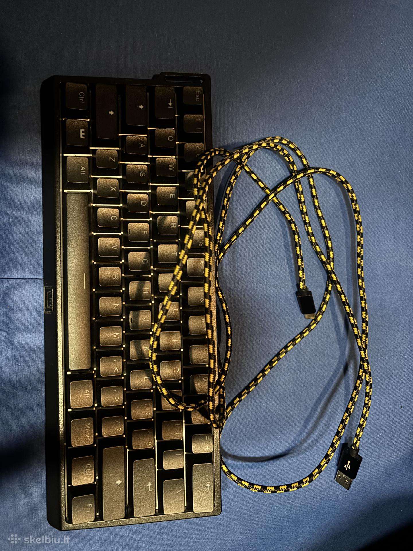 Wooting 60he+ klavetura su deze ir rieso atrama