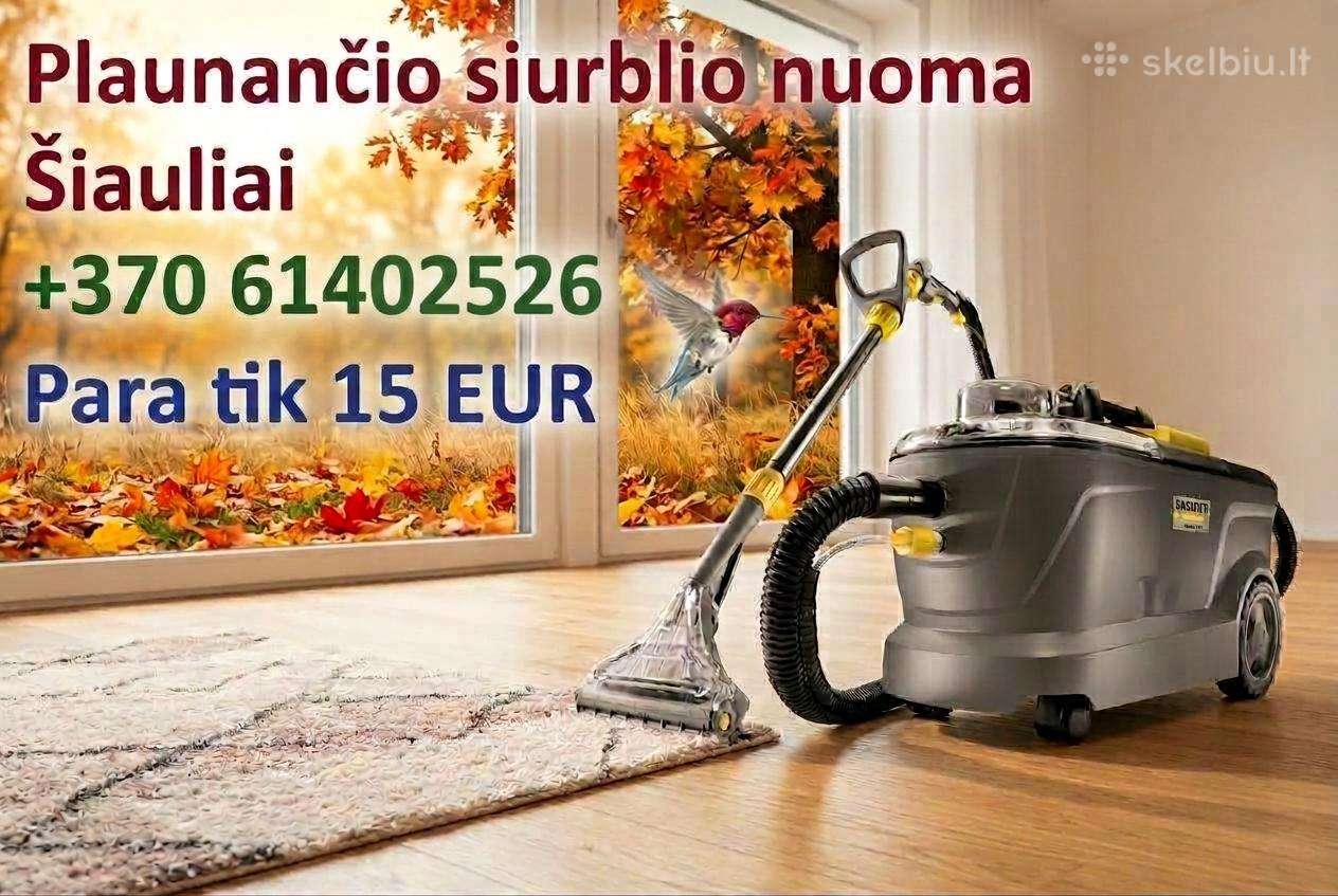 Plaunančio siurblio Karcher nuoma Šiauliai
