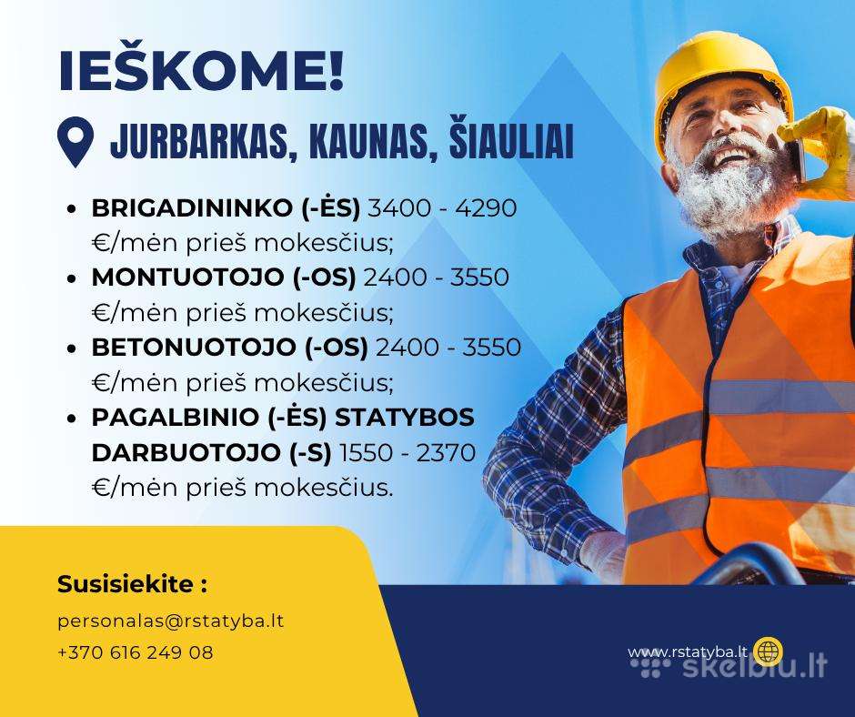 Darbo pasiūlymas