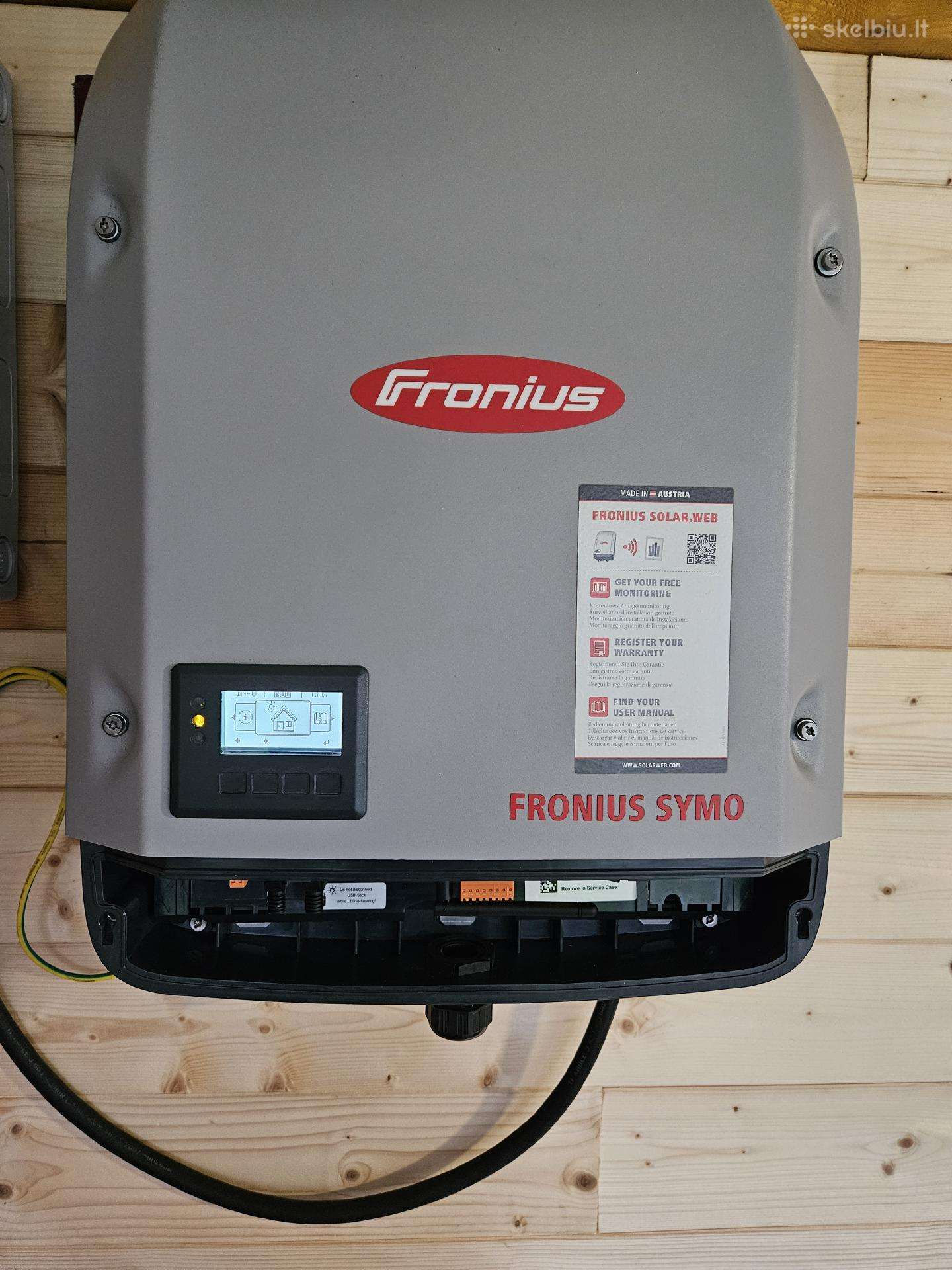 Parduodamas saulės inverteris Fronius Symo 4,5-3-s