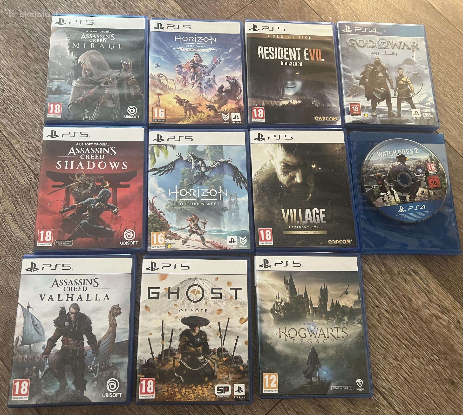 Playstation 5-4 zaidimai