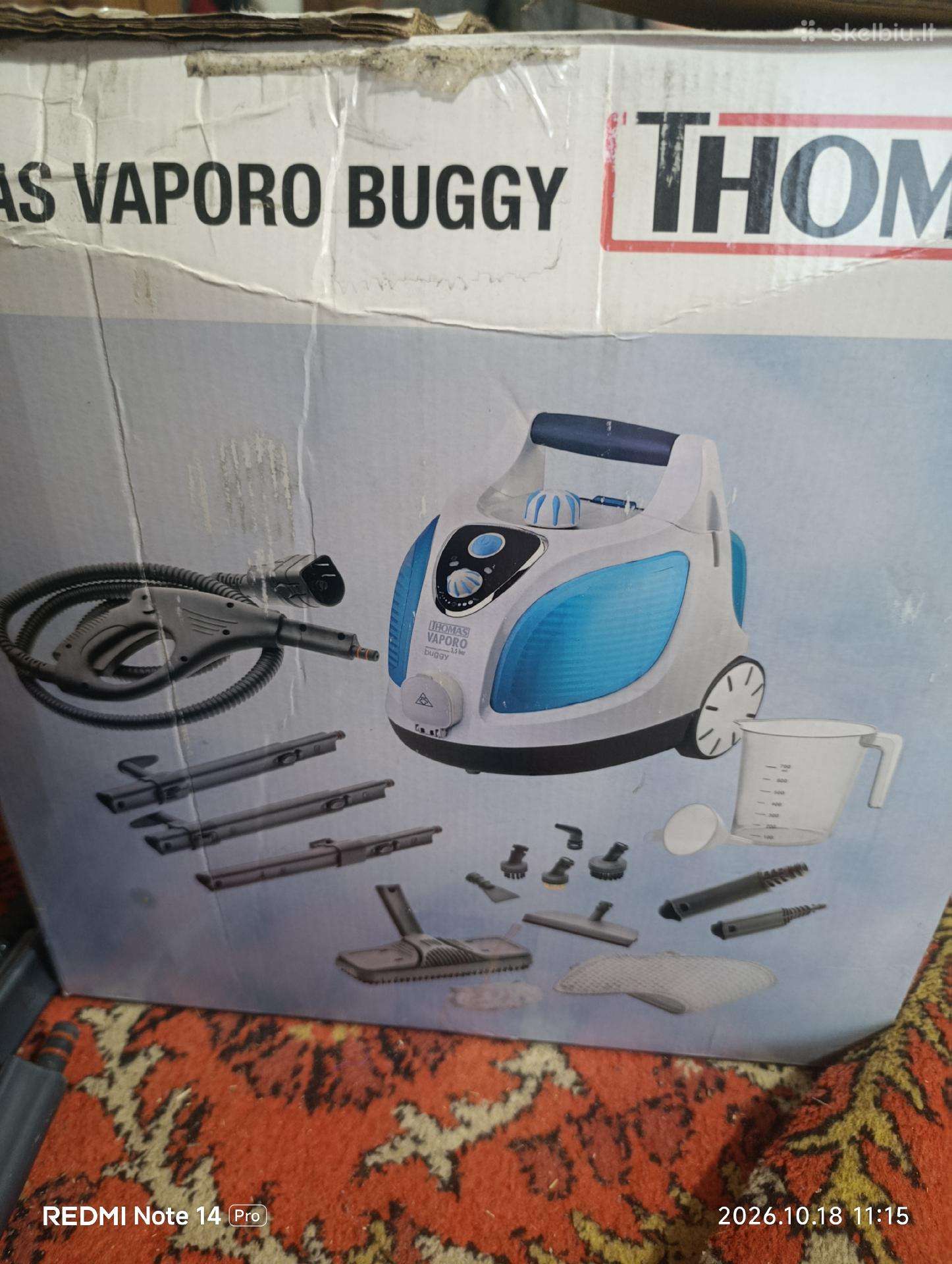 Valymo garais įrenginys Thomas Vaporo