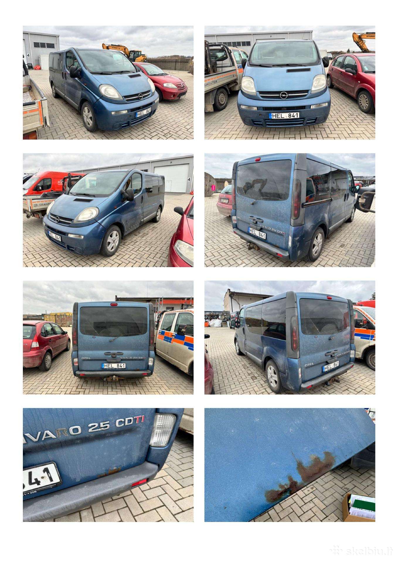 Parduodama Opel Vivaro