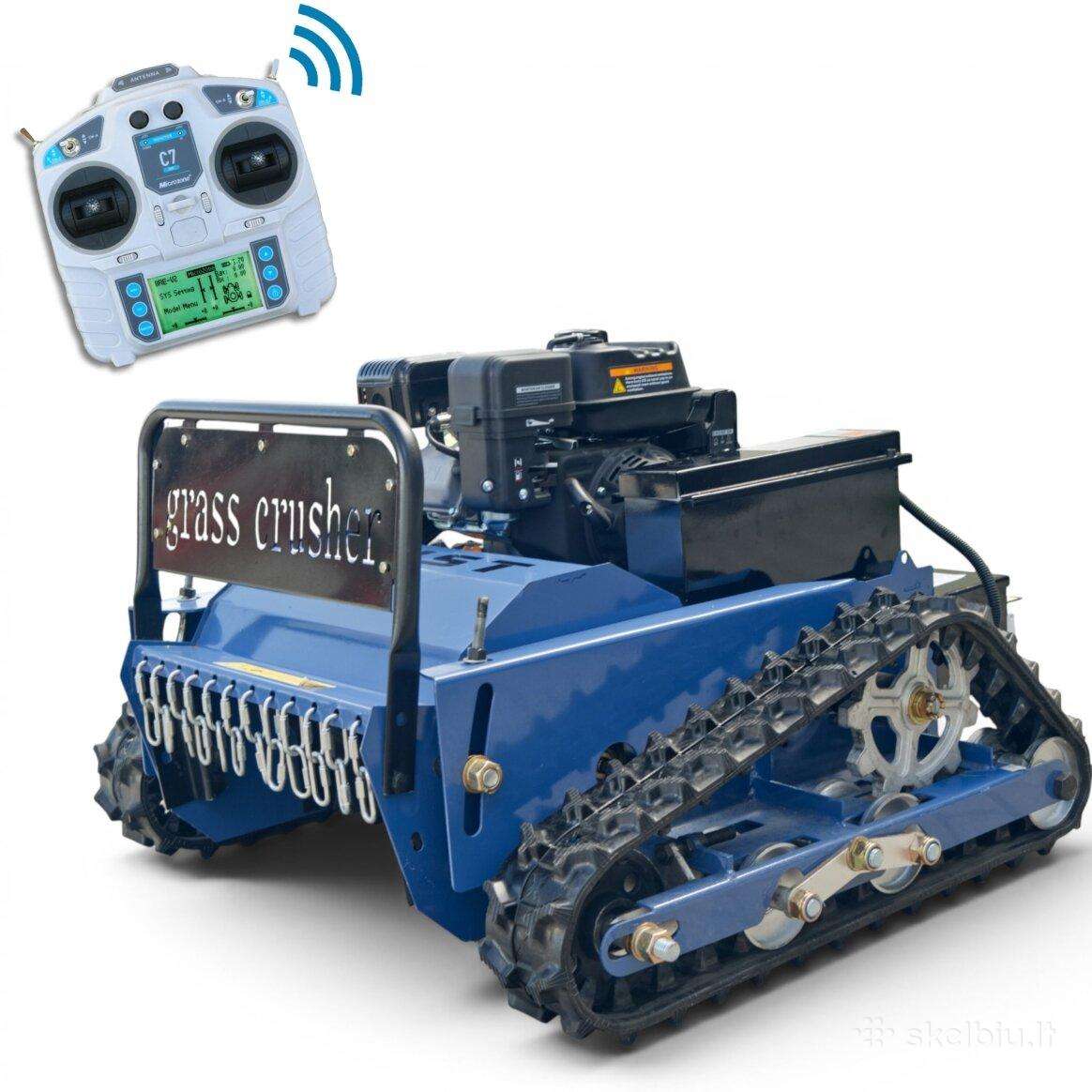 Perku Vikšrinį Robotą-mulčerį (gali būti sugedęs)