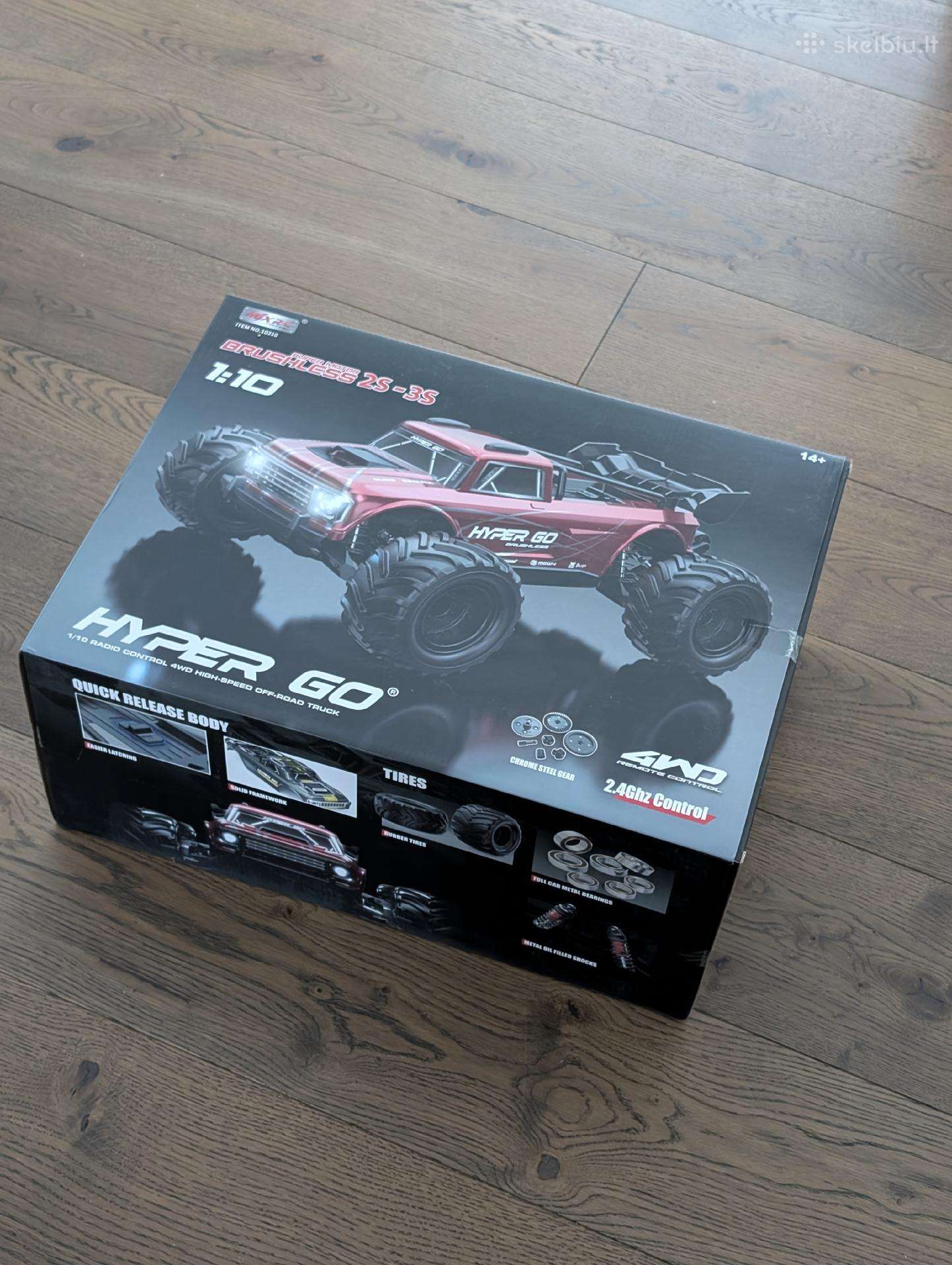 RC truck/buggy Hyper Go 1:10. 4wd. iki 80km/h