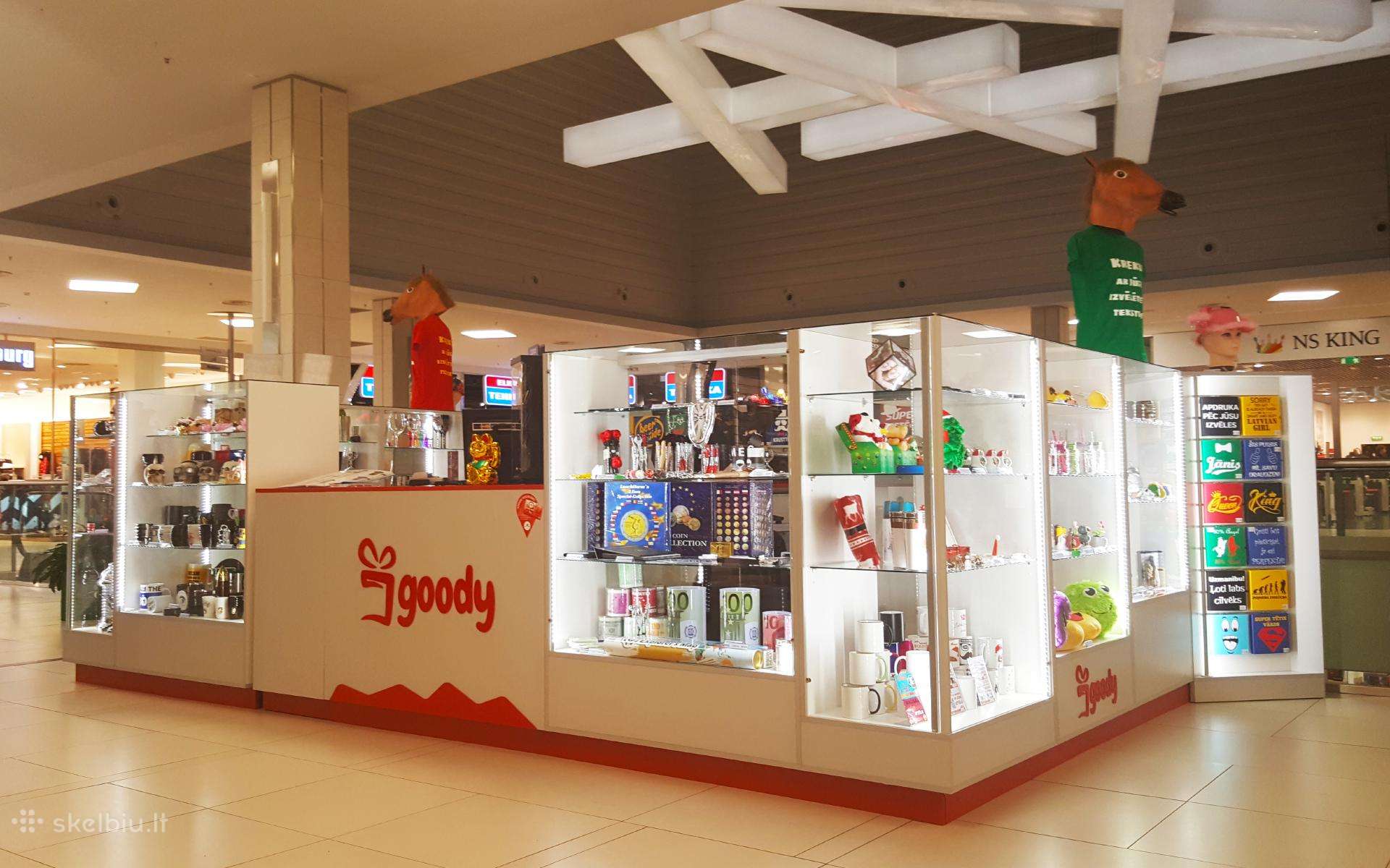 Gero stovio prekybinė sala su apšvietimu