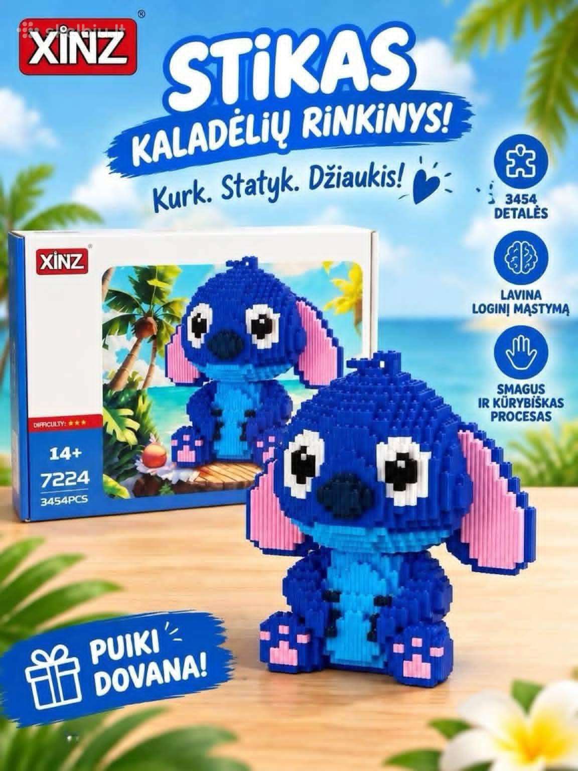 Stitch lego konstruktorius