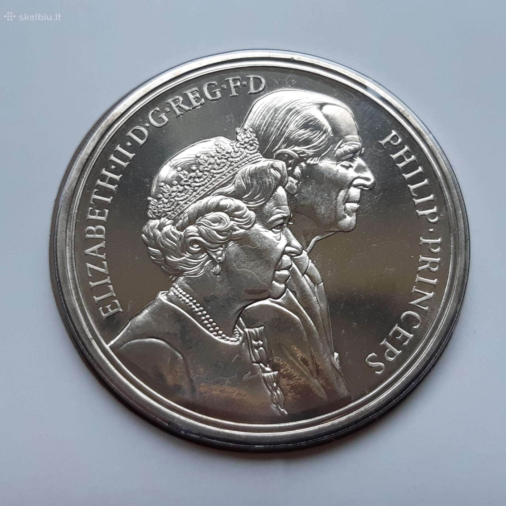Didžioji Britanija 5 svarai Karalienė 1997