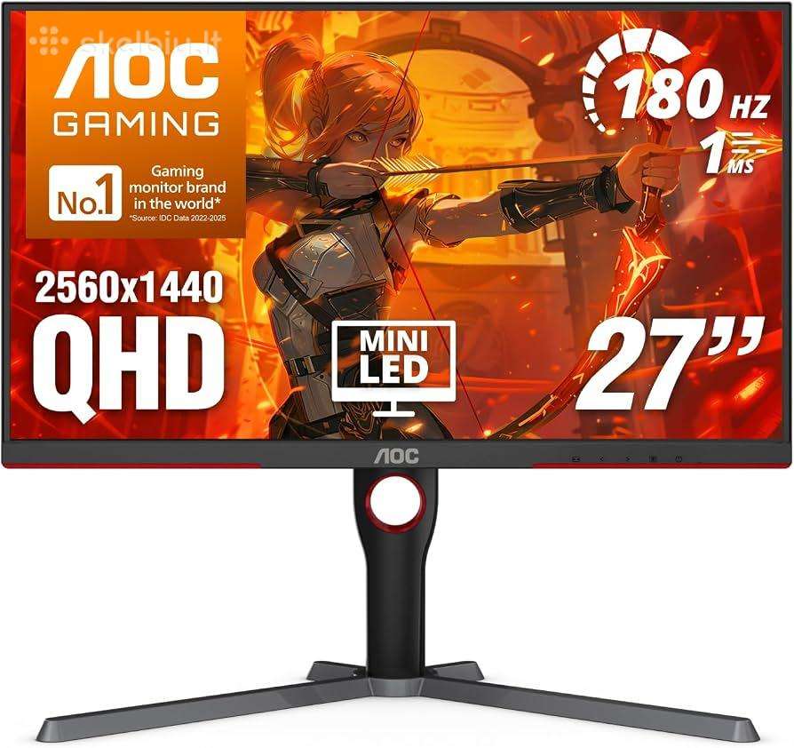 Monitorius Aoc Q27g3xmn/bk