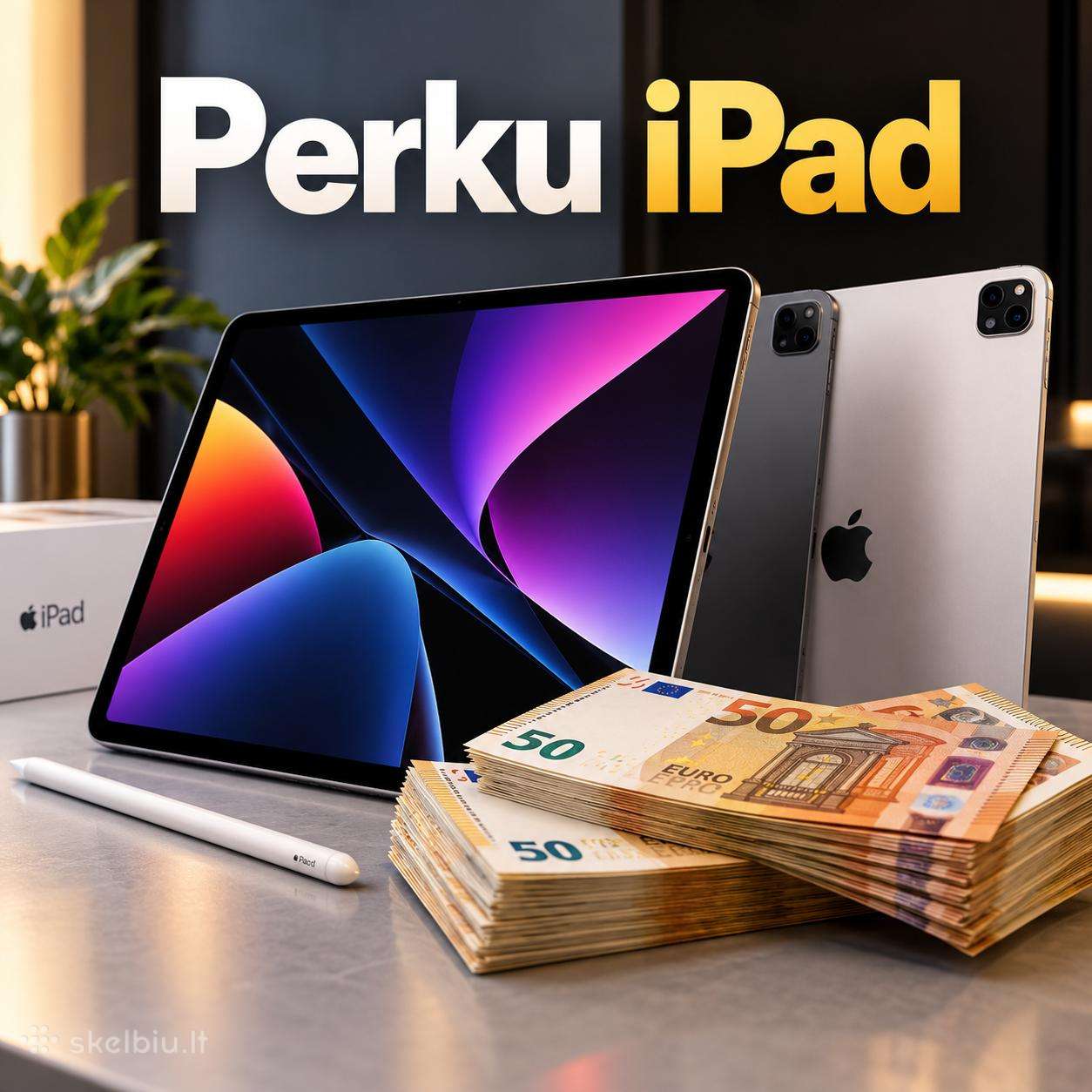 Perku iPad kompiuterius