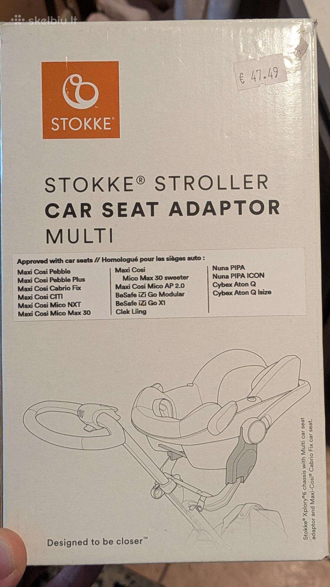 Stokke adapteris vežimėliui automobilinei kėdutei