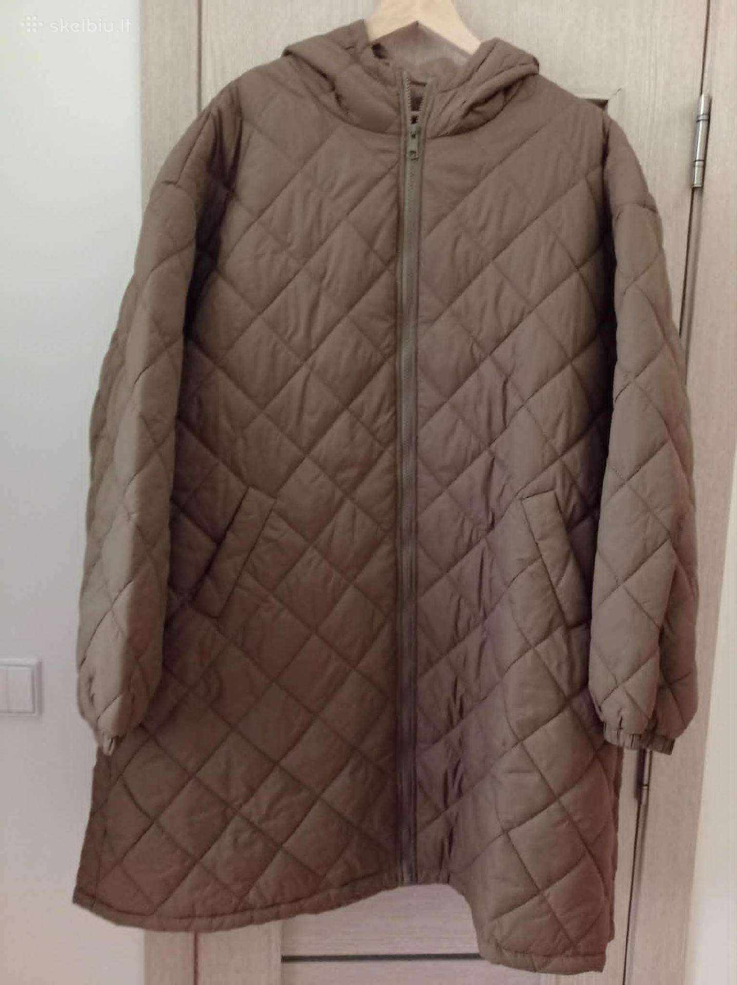 Paltas rudos spalvos dydis 5xl
