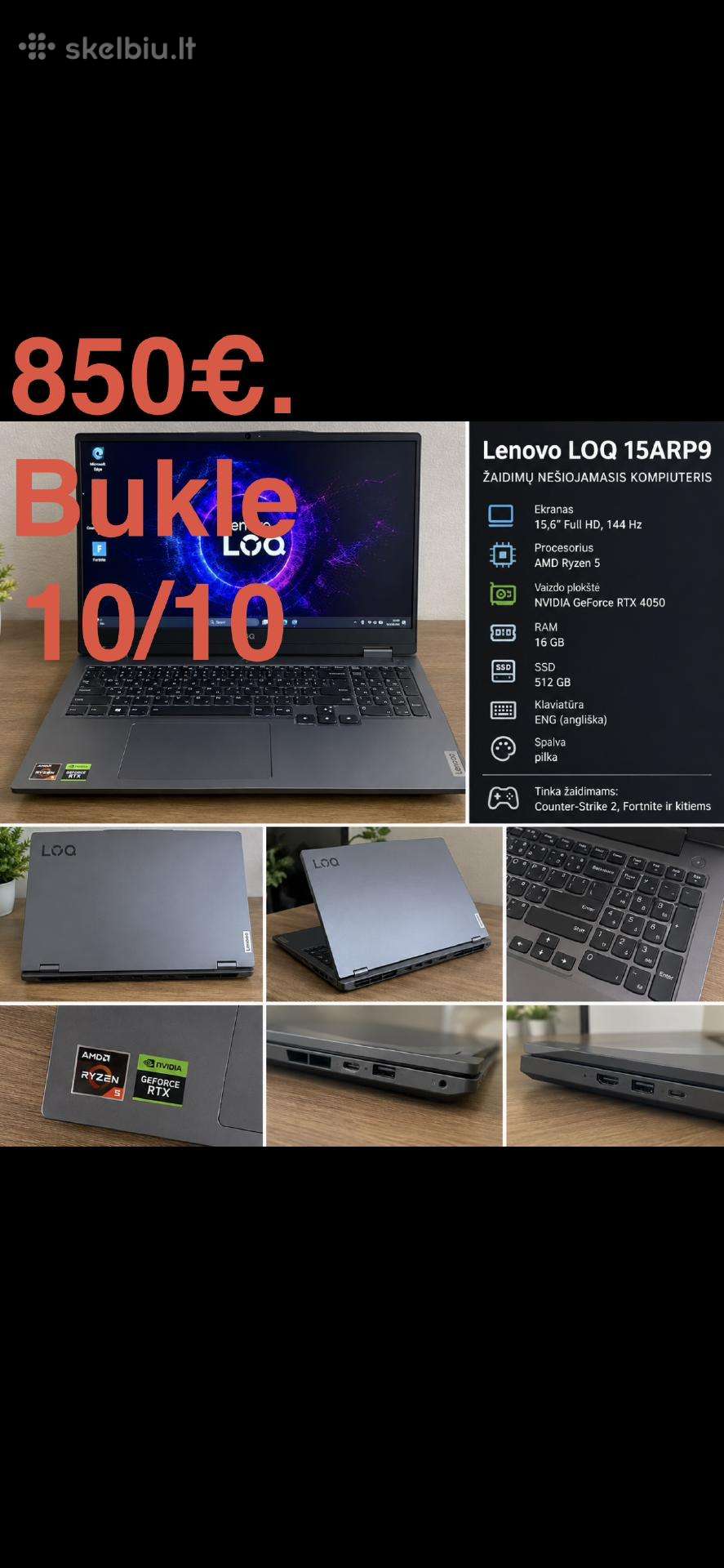 Lenovo Gaming Praktiškai naujas,garantinis 2metai