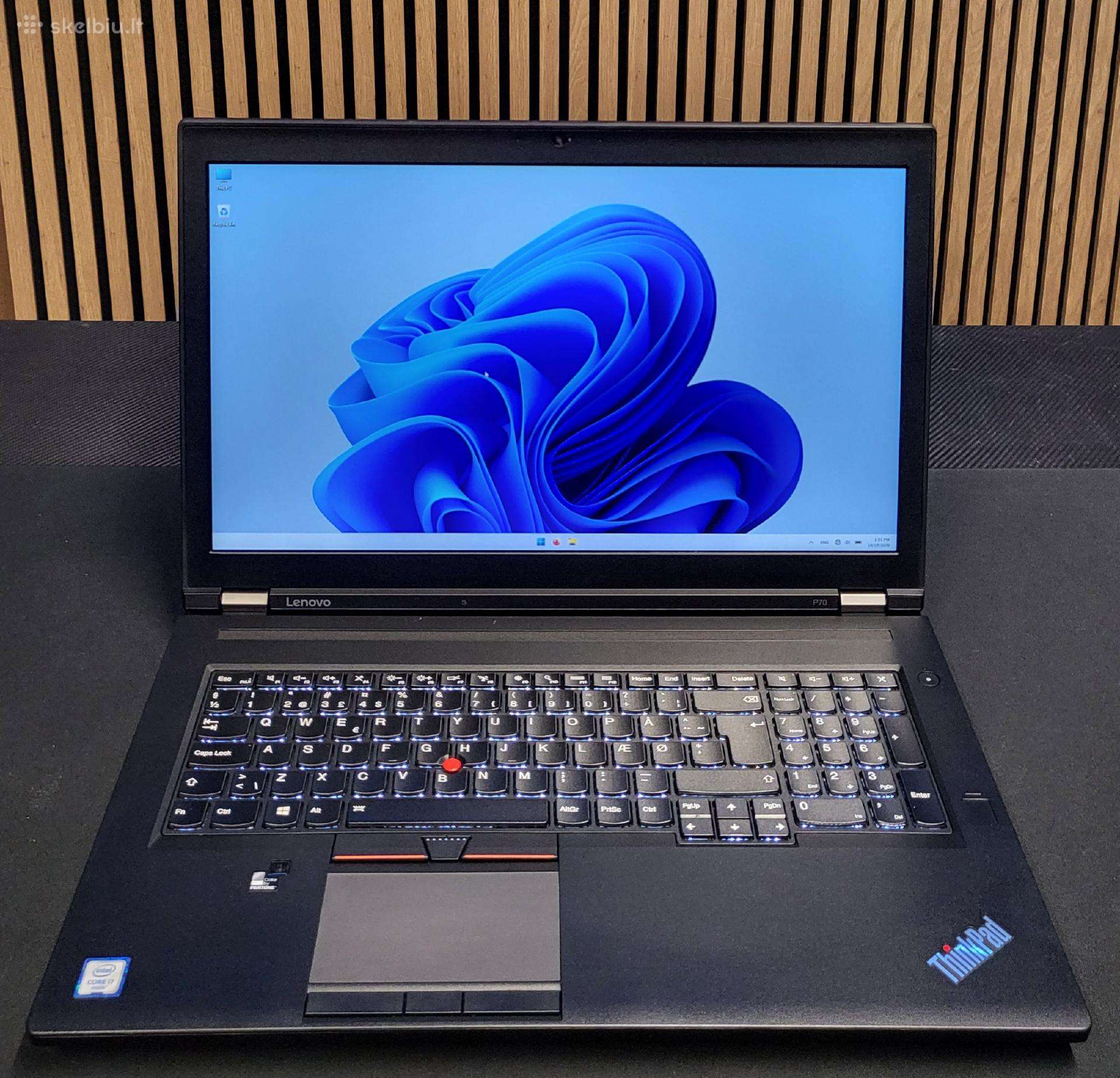 Lenovo P70 17/ Intel i7 / 16 Ddr4/ 1,2 TB / Quadro
