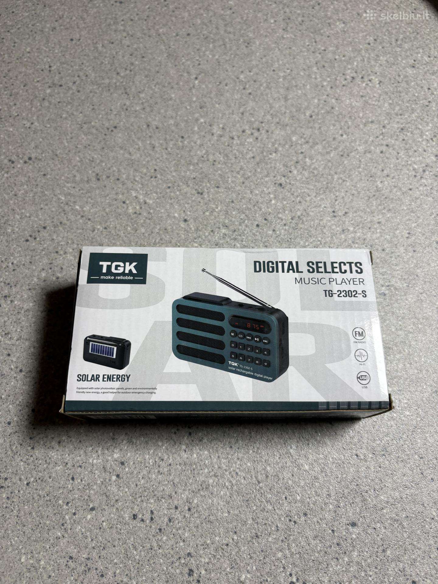 Nešiojamas Bluetooth / Fm radijas ir Mp3 grotuvas