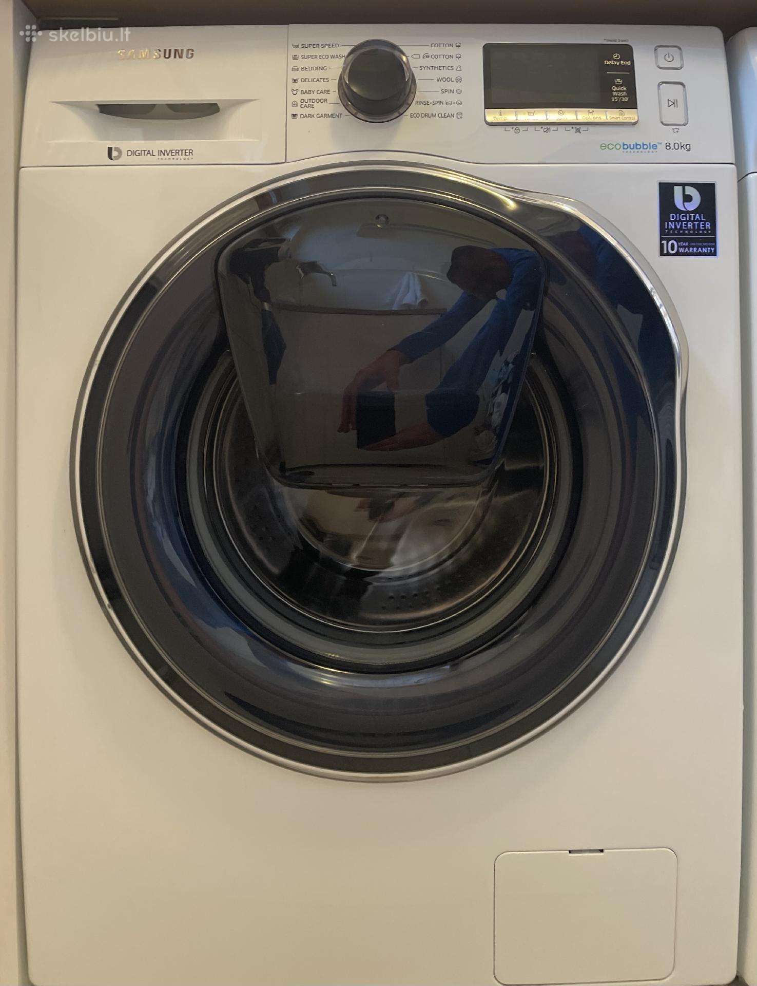 Parduodu Samsung Ecobubble 8 kg skalbimo mašiną