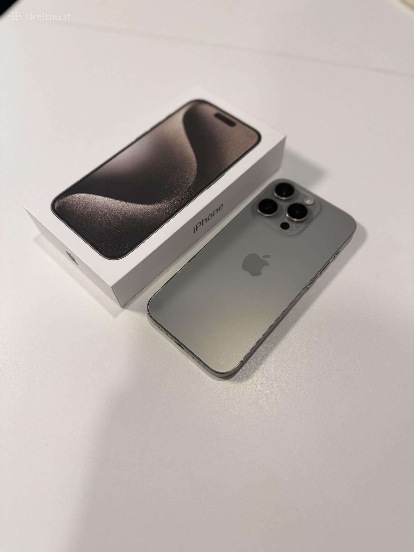 iPhone 15 Pro Natural Titanium 256gb