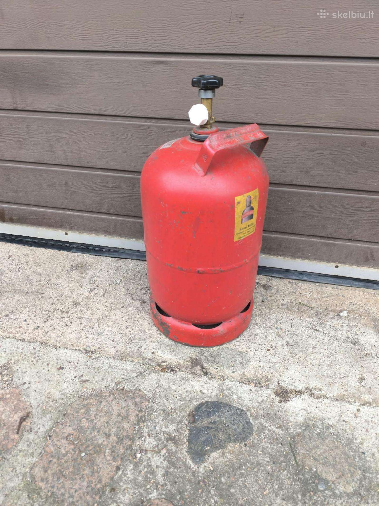 Puspilnis vokiškas 5 kg (12 l) dujų balionas