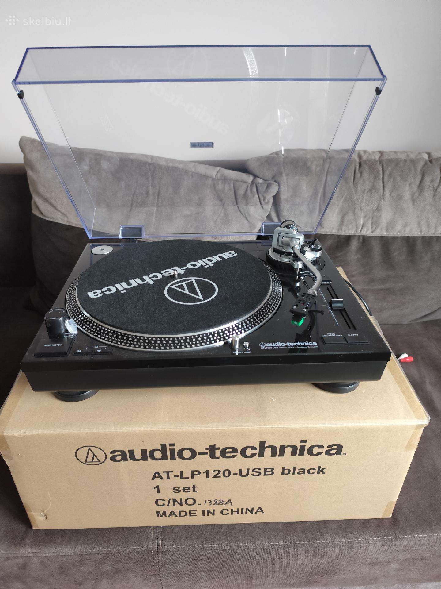 Parduodu patefona Audio-technica At-lp 120-usb