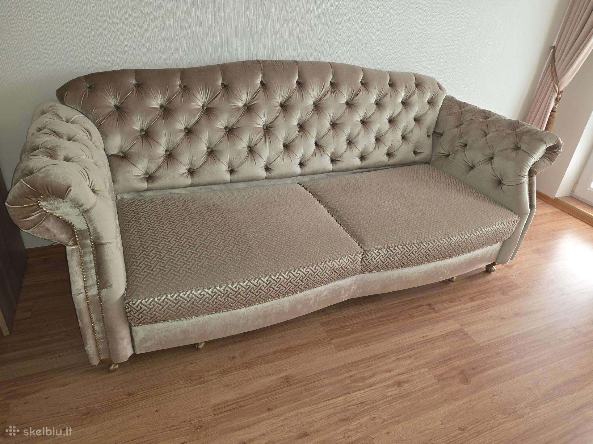 3- vietė sofa Monaco su miegama dalimi