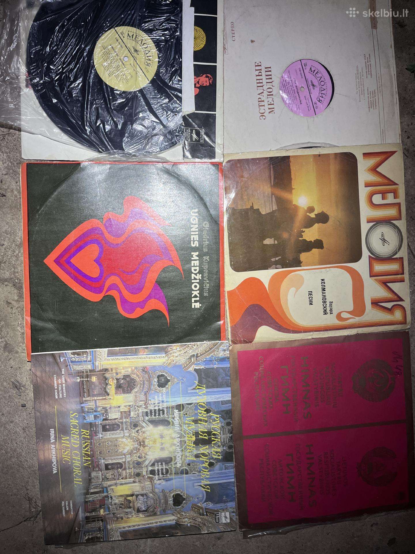 Muzikos gramofono / patefono ploksteles.