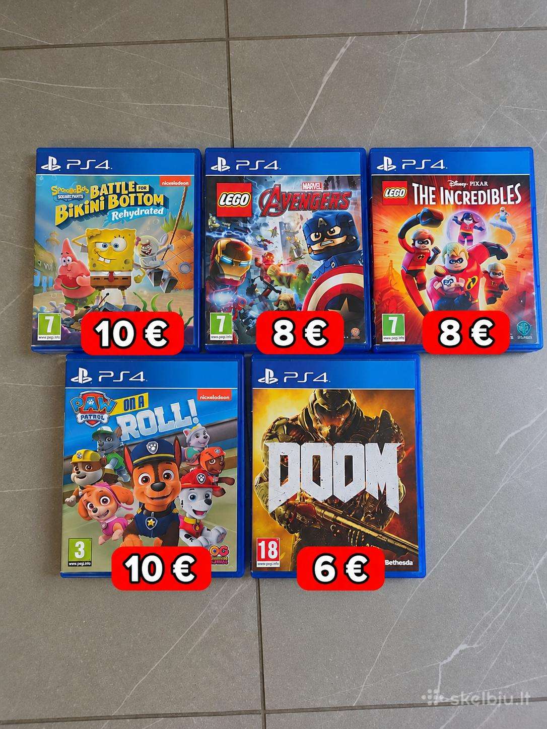 Ps4 žaidimai geromis kainomis – nuo 6€