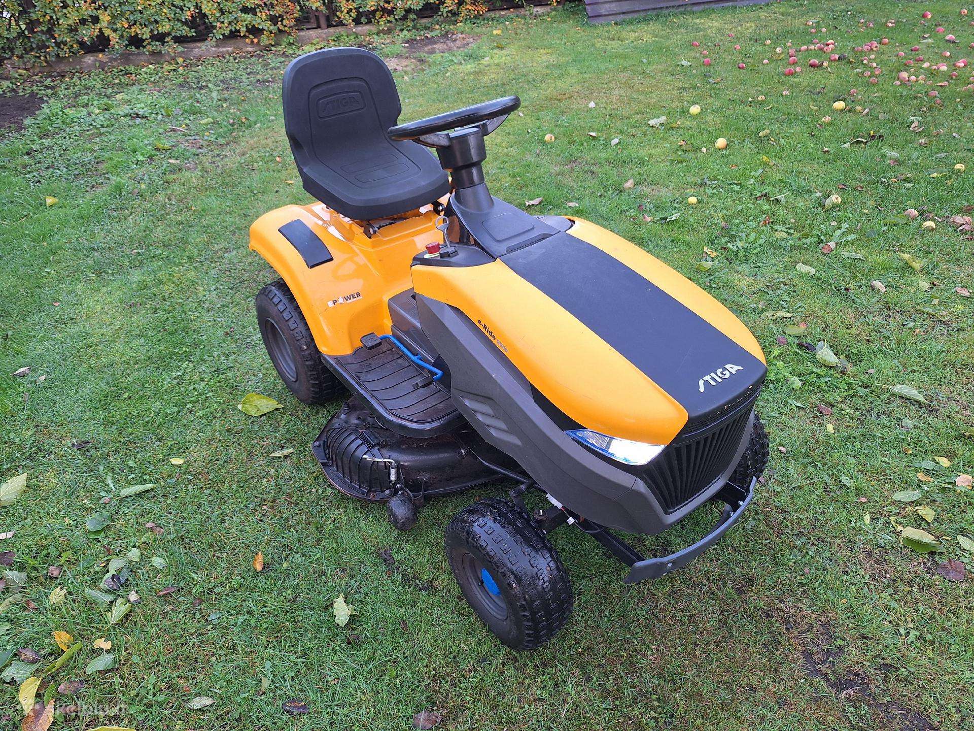 Sodo traktoriukas Stiga E-ride S500 elektrinis