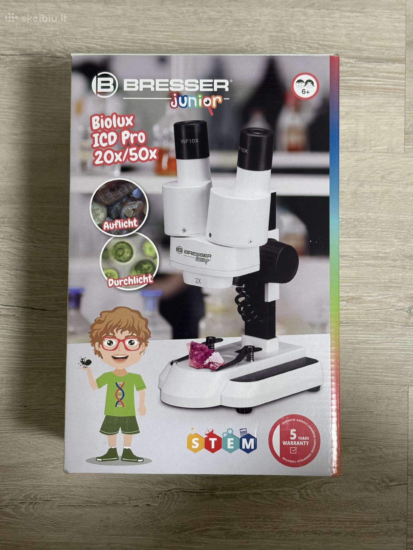 Mikroskopas Bresser Junior Biolux Icd Pro 20x/50x